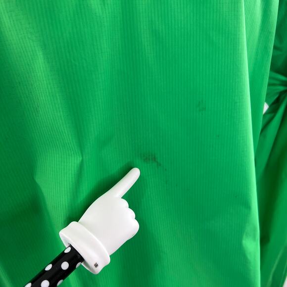 The North Face Green Abuk HyVent Full Zip Lightweight Rain Jacket Womens L - Picture 5 of 12